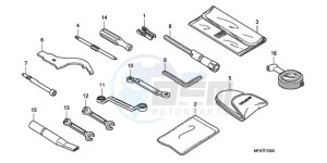 CB1000RA9 Europe Direct - (ED / ABS) drawing TOOLS