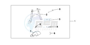 CBF1000FB drawing MAIN STAND