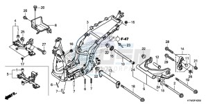 SH300D SH300i UK - (E) drawing FRAME BODY