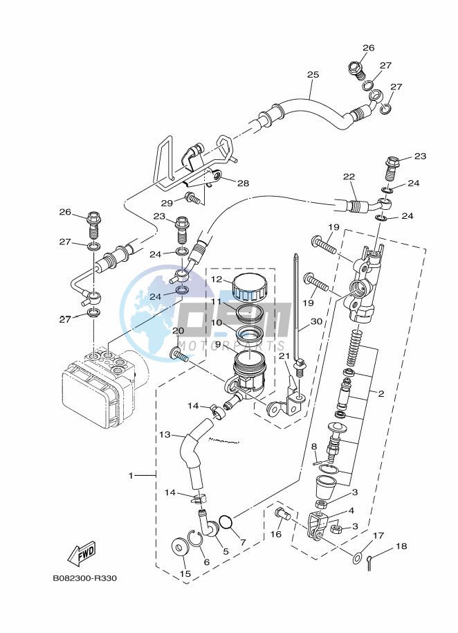 REAR MASTER CYLINDER