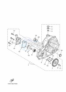 YZF320-A YZF-R3 (B7P3) drawing WATER PUMP