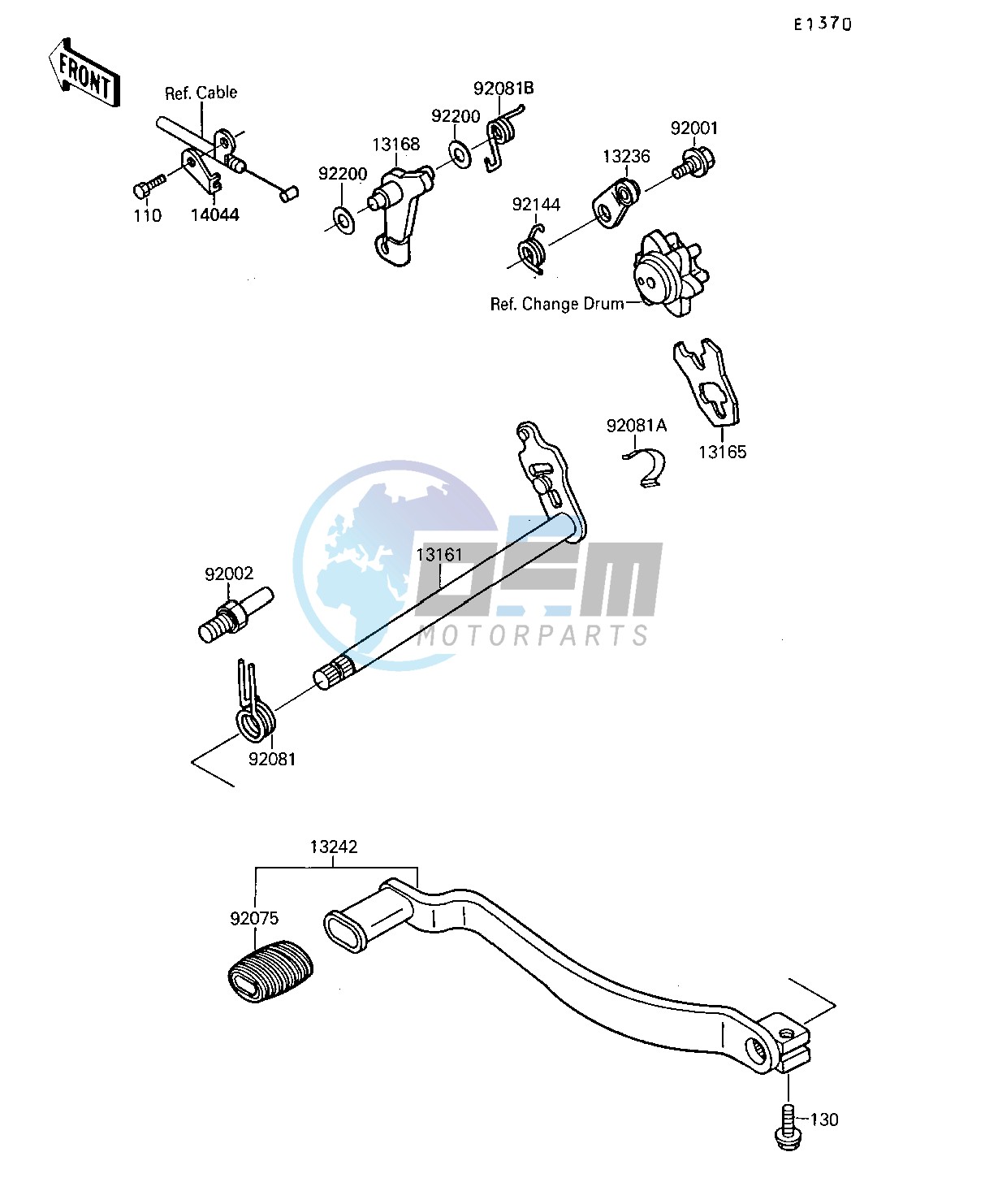 GEAR CHANGE MECHANISM