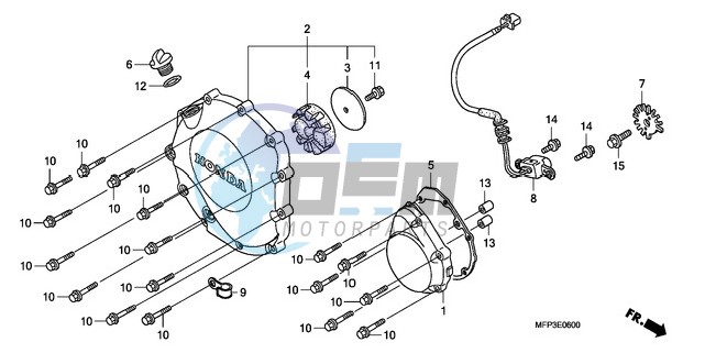 RIGHT CRANKCASE COVER