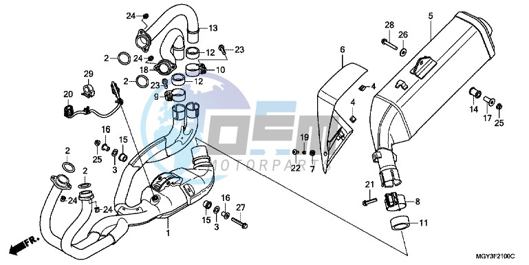 EXHAUST MUFFLER