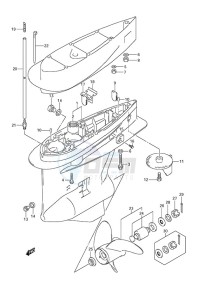 DF 250 drawing Gear Case