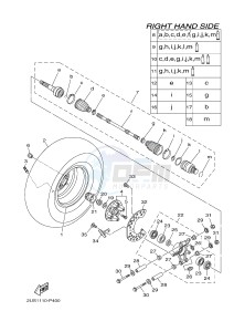 YXC700E VIKING VI EPS (2US5) drawing REAR WHEEL 2