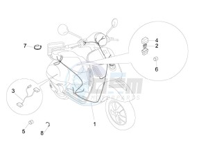 LX 50 2T E2 Touring (30Kmh) drawing Main cable harness