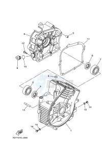 EF1000 84 (7DY3) drawing CRANKCASE