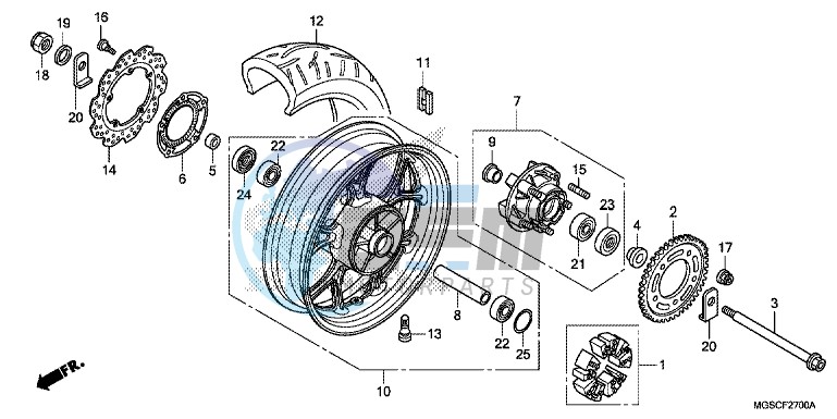 REAR WHEEL