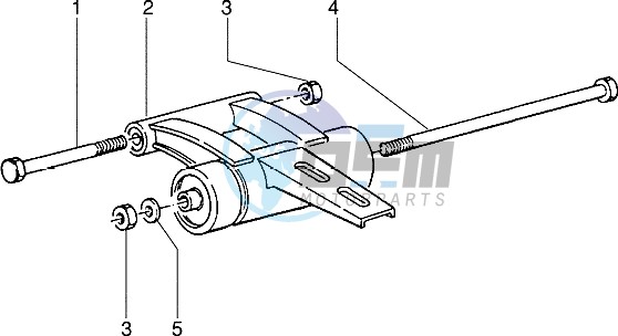 Swinging arm