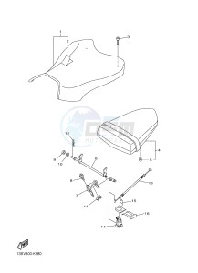 YZF-R6 600 R6 (2CXM 2CXN) drawing SEAT