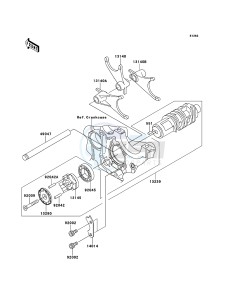 ZRX1200R ZR1200-A5H FR GB XX (EU ME A(FRICA) drawing Gear Change Drum/Shift Fork(s)