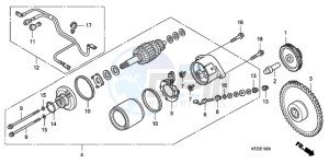 PES1509 Europe Direct - (ED / 2ED) drawing STARTING MOTOR