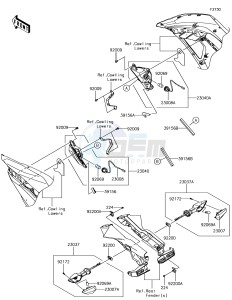 NINJA 650 EX650KHFA XX (EU ME A(FRICA) drawing Turn Signals