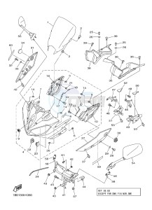 FZ8-SA FZ8 FAZER (ABS) 800 (1BD2) drawing COWLING