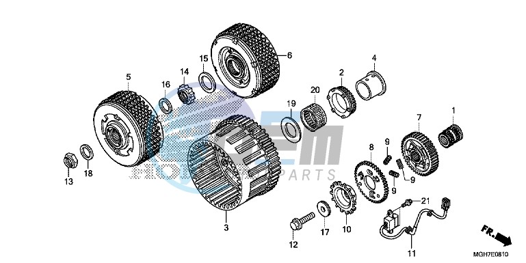 CLUTCH (VFR1200XD/ XDA/ XDL/ XDS)