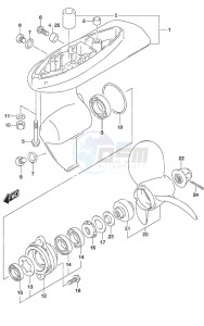 DF 6A drawing Gear Case