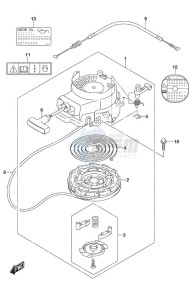 DF 4A drawing Recoil Starter