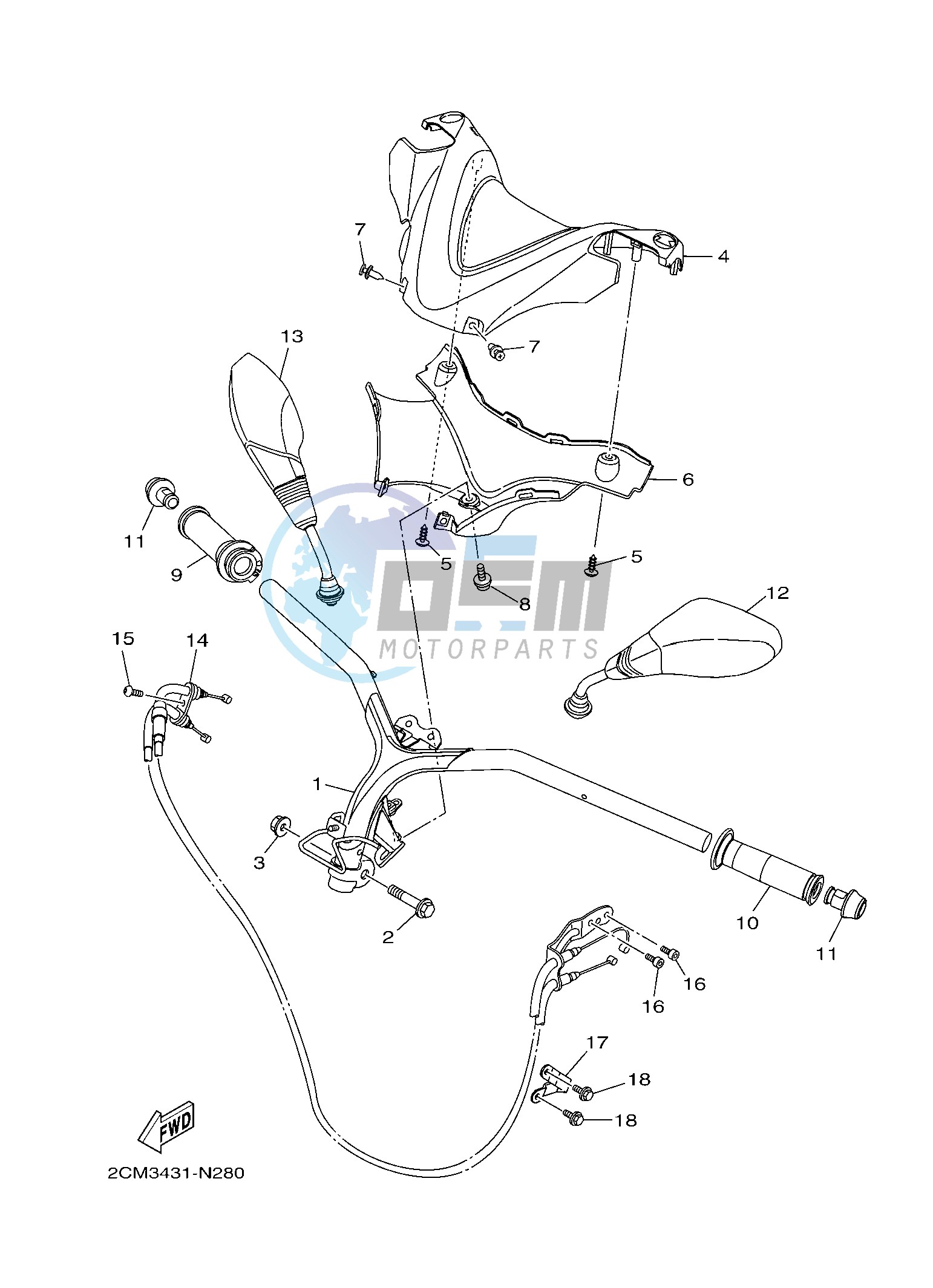 STEERING HANDLE & CABLE