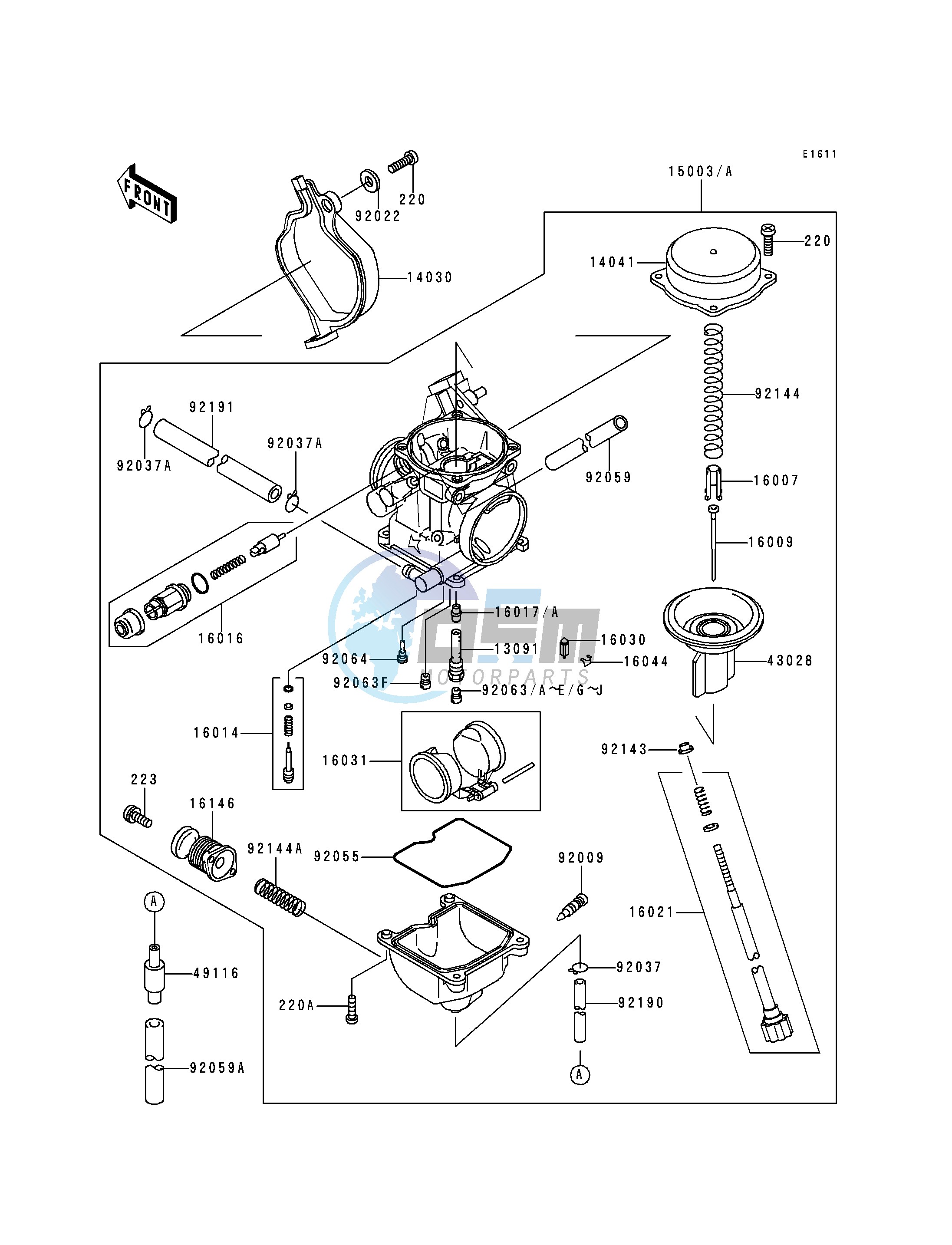 CARBURETOR --  - VF400AE520627- -