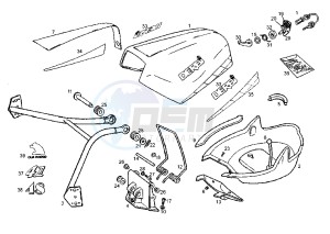 GPR REPLICA RACING - 50 cc drawing HELMET BOX