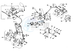 RAPTOR 650 drawing BRAKE SYSTEM