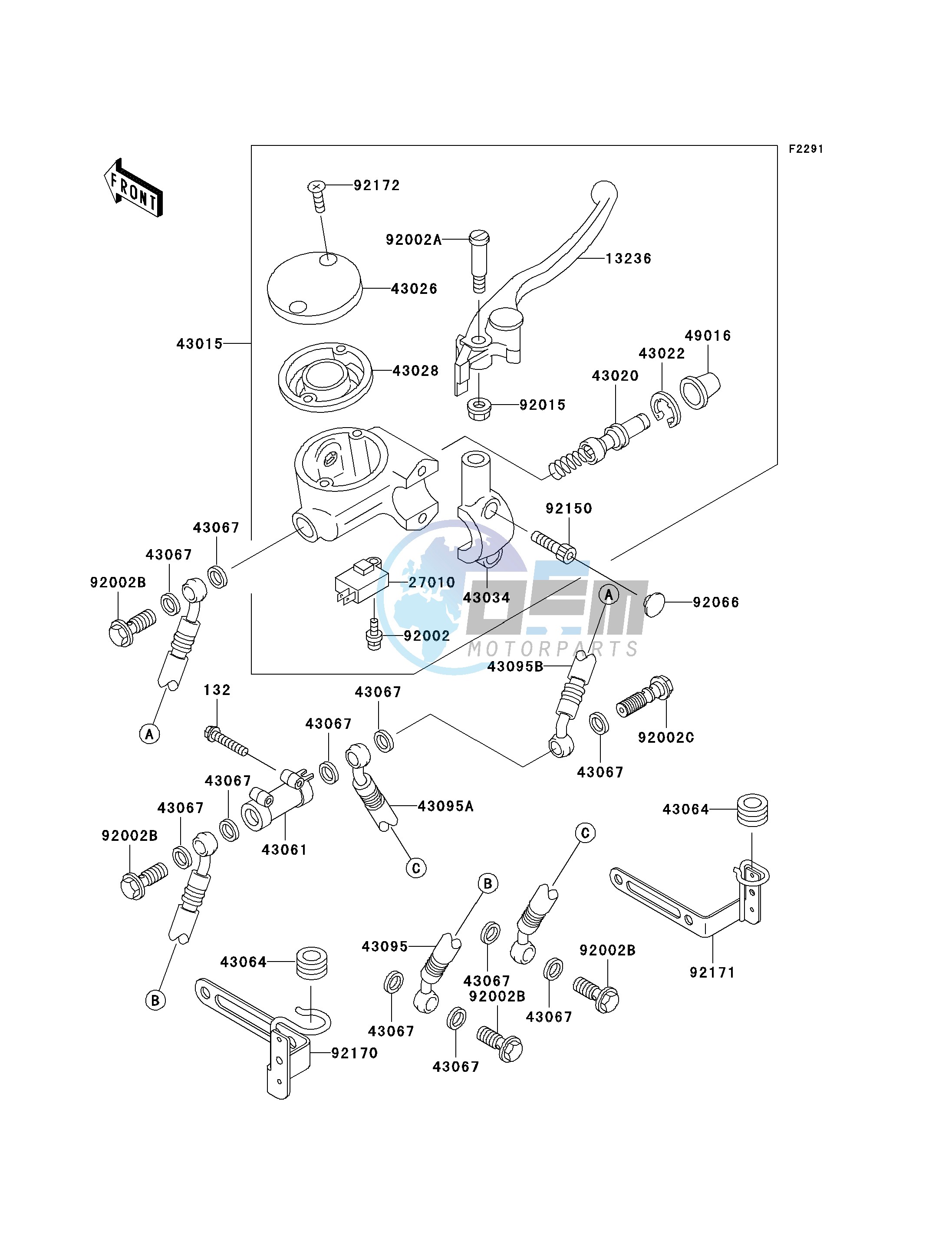 FRONT MASTER CYLINDER