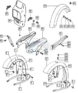 TAXXITY_25-45kmh_K2-K5 50 K2-K5 drawing Mudguards