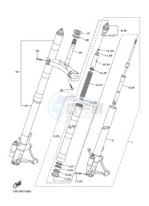 YZF-R6 R6 600 (1JSU 1JSV) drawing FRONT FORK