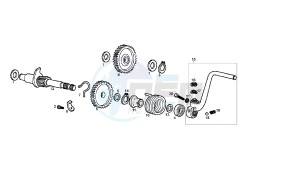 SENDA R DRD X-TREME - 50 CC 2T EURO2 drawing CRANKSHAFT