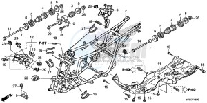 TRX420FA2G TRX420F Europe Direct - (ED) drawing FRAME BODY