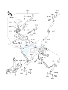 VN 2000 G [VULCAN 2000] (8F-9F) 0G9F drawing FRONT MASTER CYLINDER