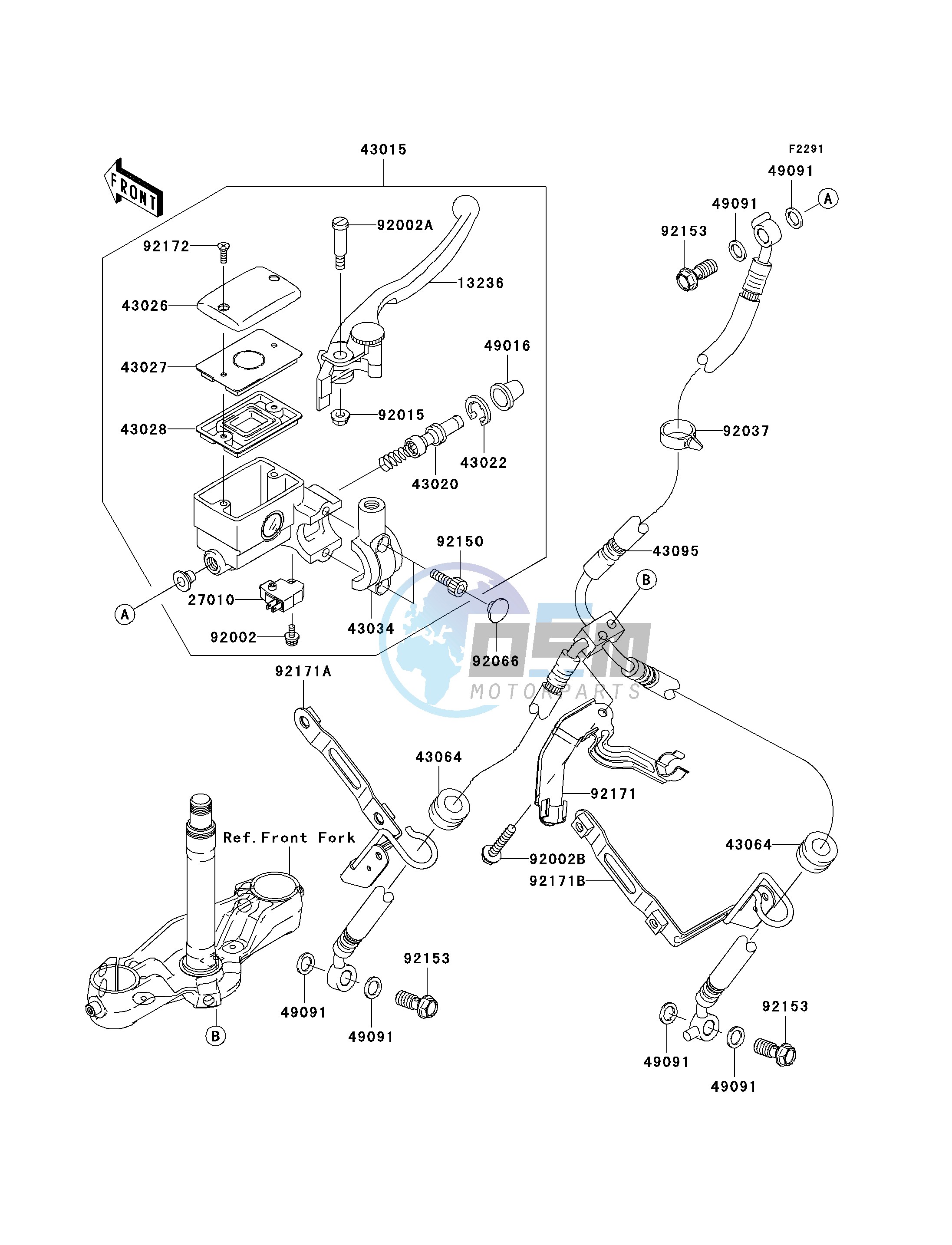 FRONT MASTER CYLINDER