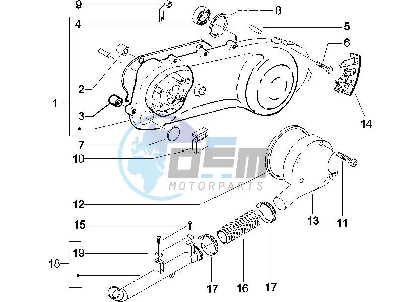 Crankcase cover - Crankcase cooling