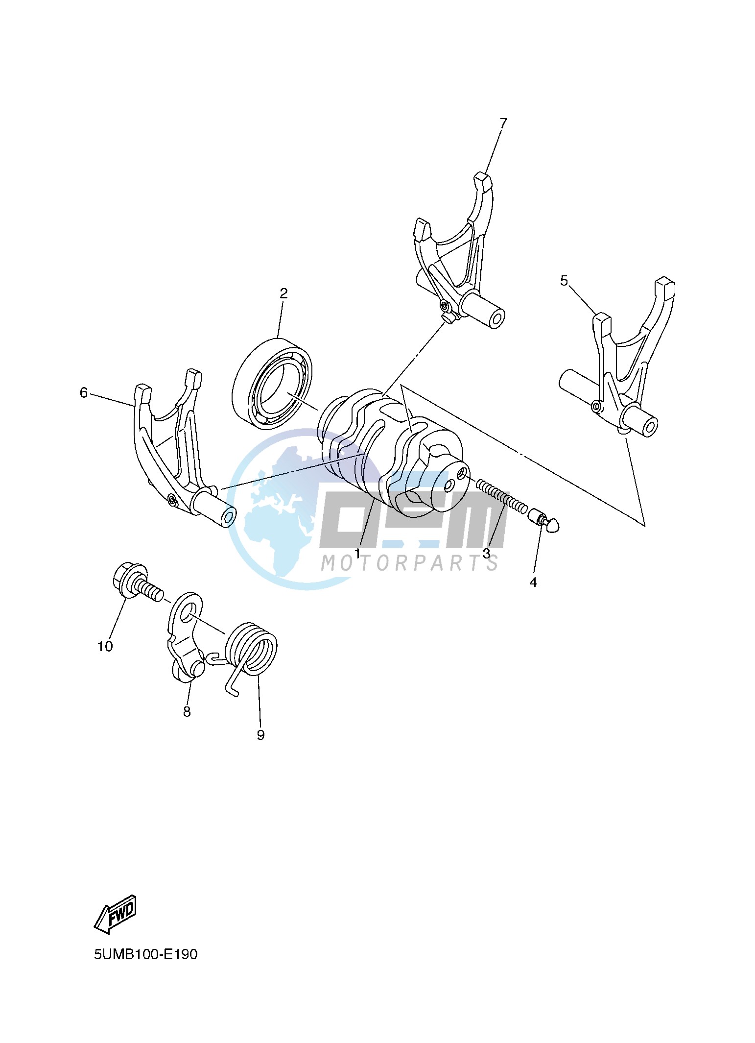 SHIFT CAM & FORK