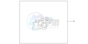 VFR8009 Europe Direct - (ED / MME) drawing TOP BRIDGE COVER