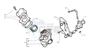 Ark LC Blue-Pearl white -Matt Black 50 drawing Oil pump - Carburettor