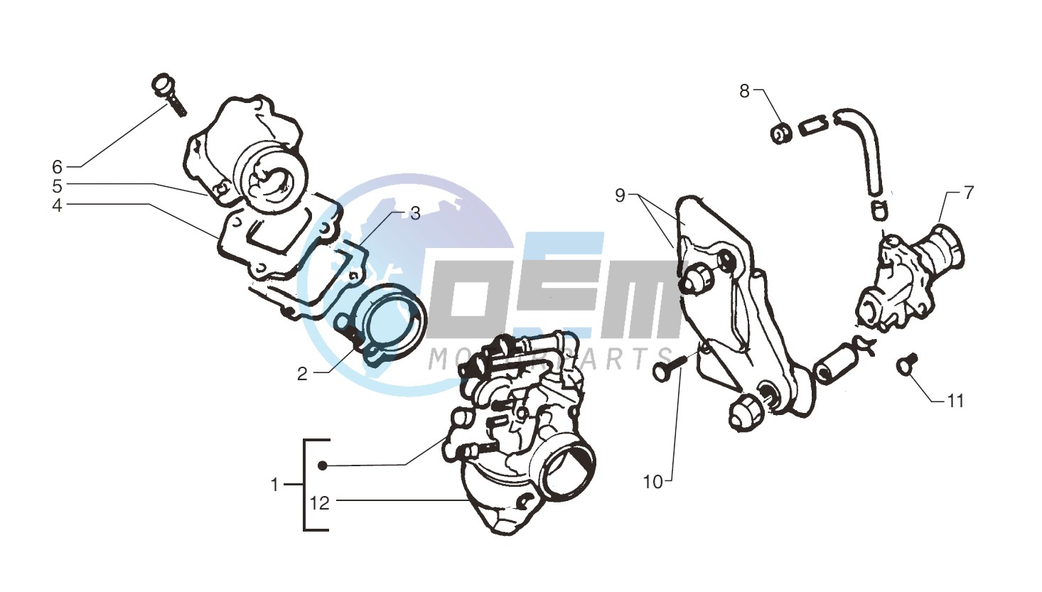 Oil pump - Carburettor