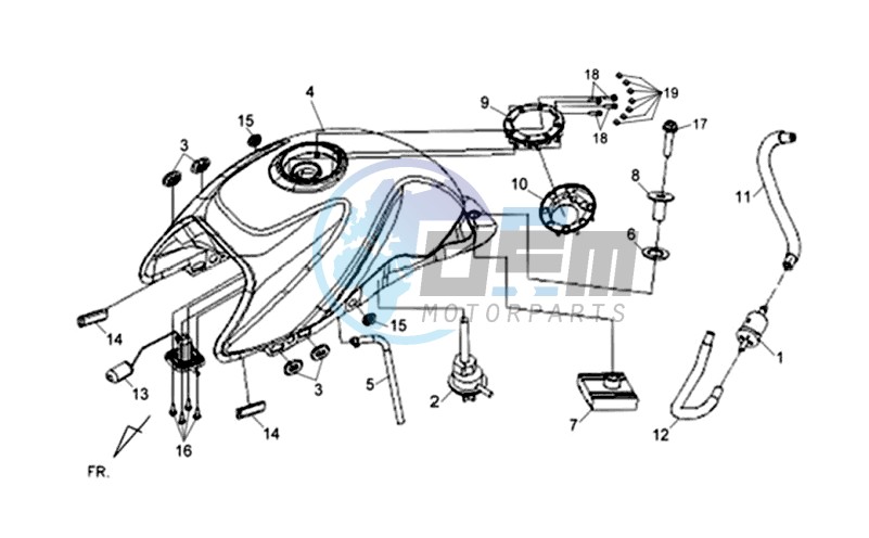 FUEL TANK - FUEL CUT