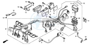 TRX400FA FOURTRAX AT drawing WIRE HARNESS