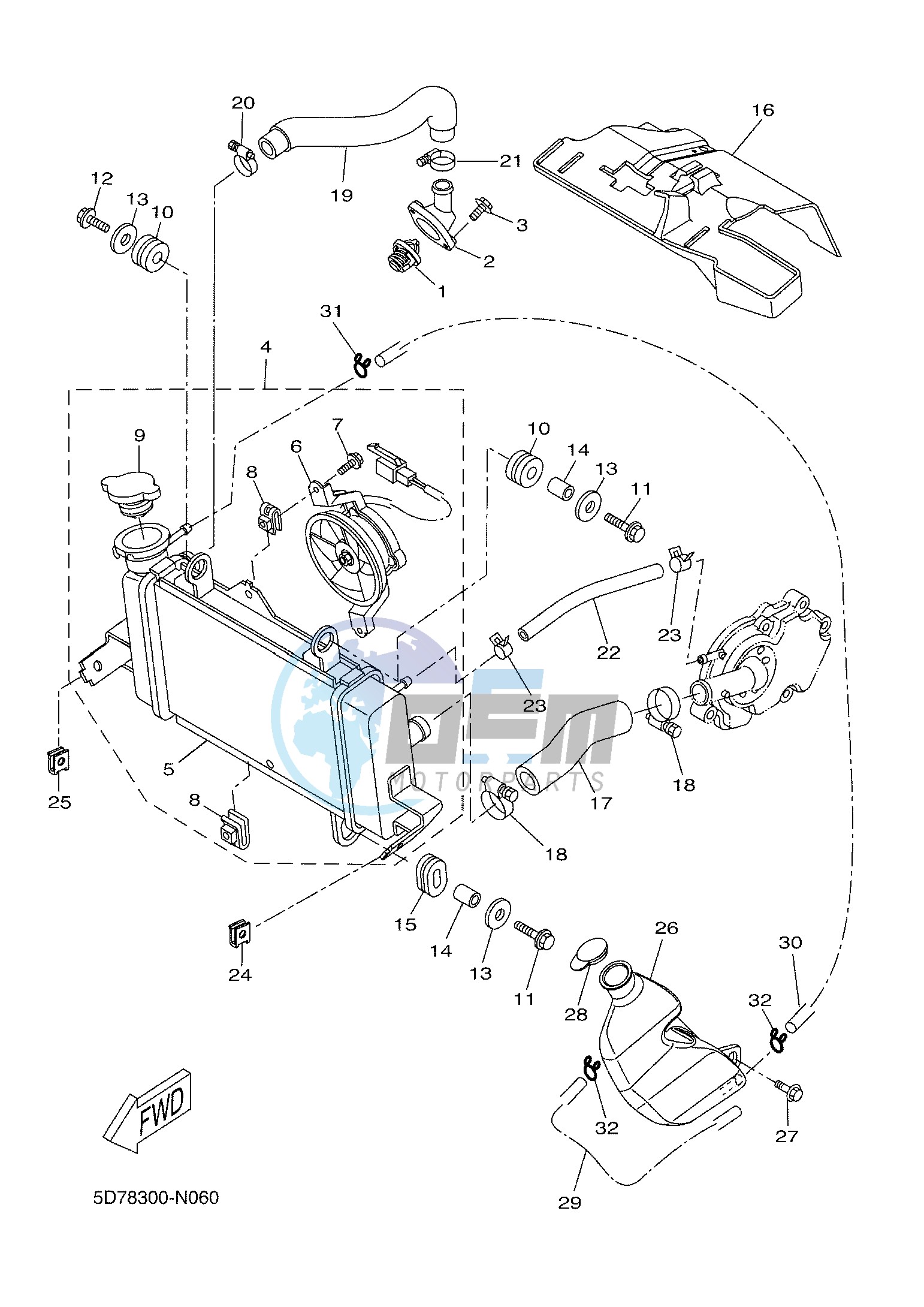 RADIATOR & HOSE