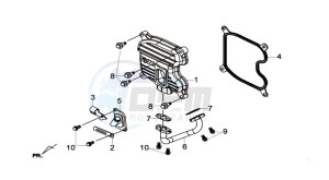 GTS 300i drawing CYLINDER HEAD COVER