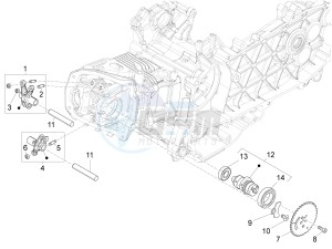 150 4T 3V ie Primavera (APAC) drawing Rocking levers support unit