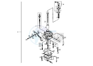 SENDA SM EURO2 - 125 cc drawing CARBURETOR