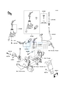 KLX125 KLX125CCF XX (EU ME A(FRICA) drawing Ignition Switch