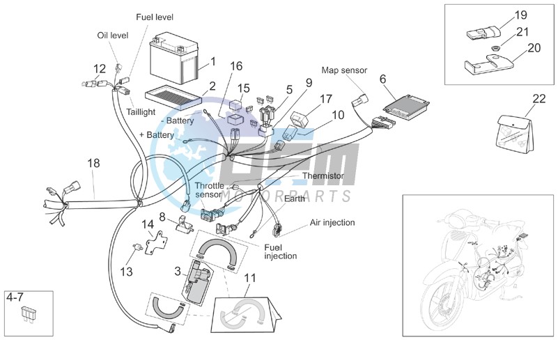 Rear electrical system