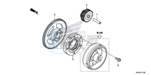 TRX420TMD TRX420 Europe Direct - (ED) drawing STARTING GEAR