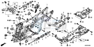 TRX500FM6F TRX500FM Australia - (U) drawing FRAME BODY