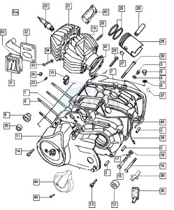 QUADRO_EX_L0-L1 50 L0-L1 drawing Crankcase