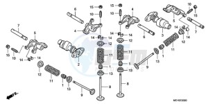 NSA700A9 Australia - (U / MME REF) drawing CAMSHAFT/VALVE